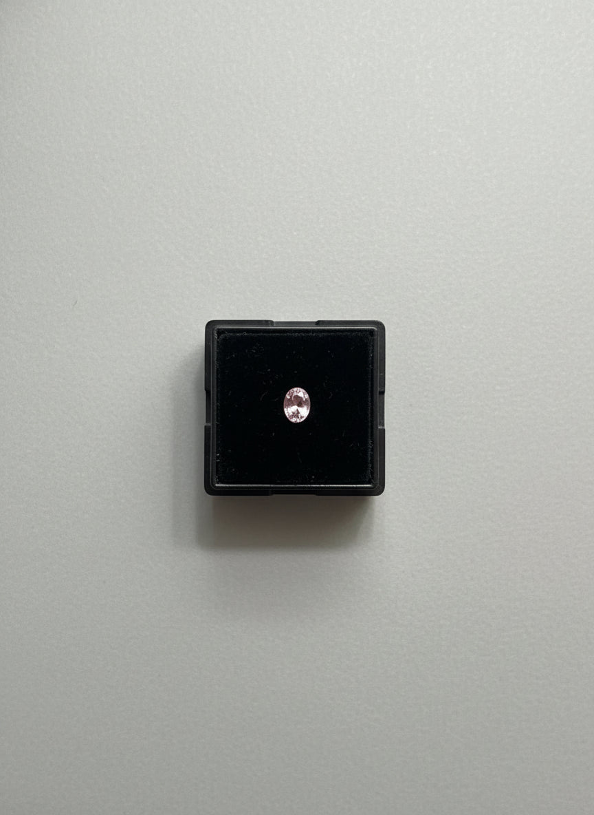 Oval Purple Sapphire unheated Madagascar.