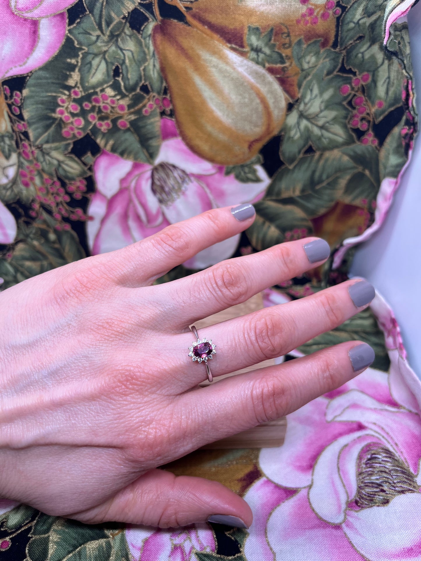 Burma Spinel Sterling Silver Ring