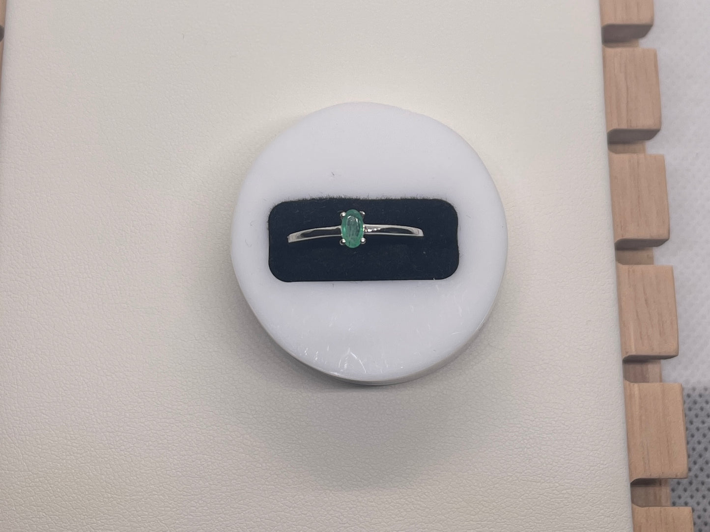 Gold Plated S/Silver emerald