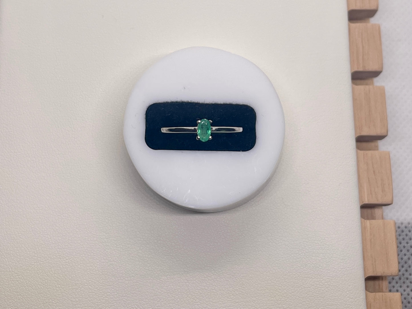 Gold Plated S/Silver emerald