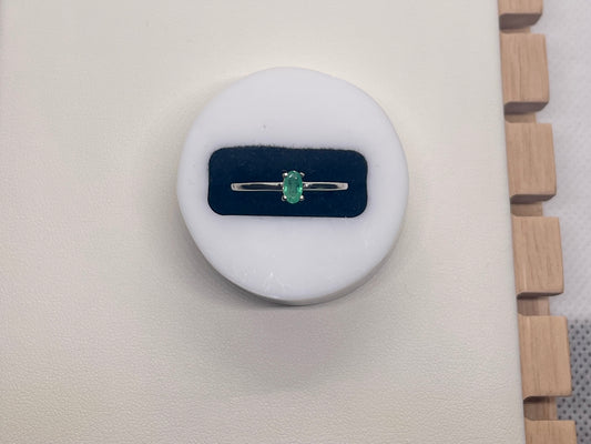 Gold Plated S/Silver emerald