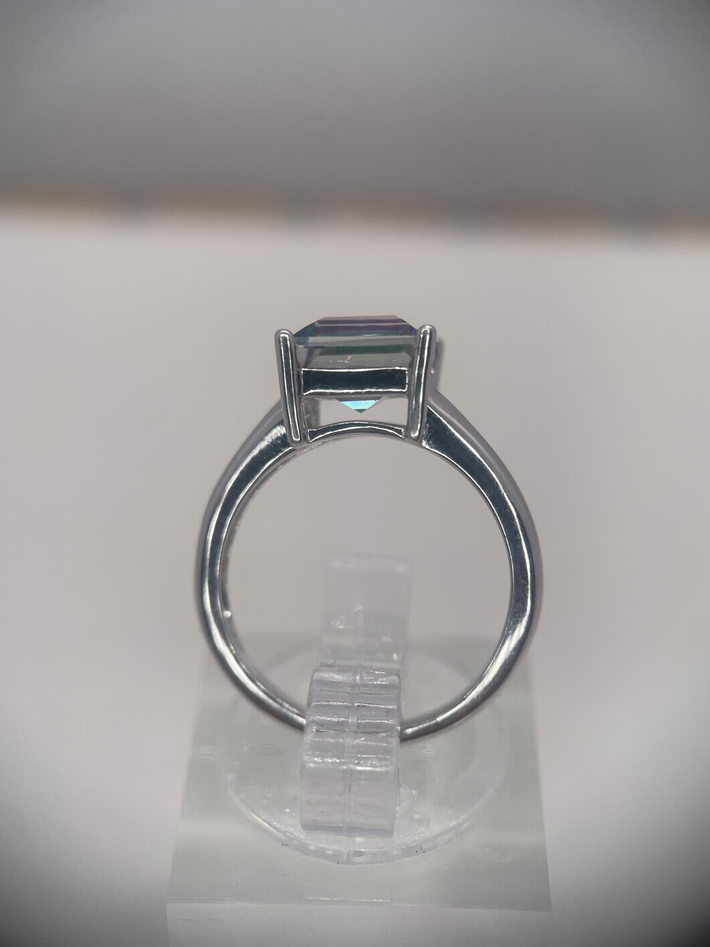 Mystic Quartz Sterling Silver Ring.