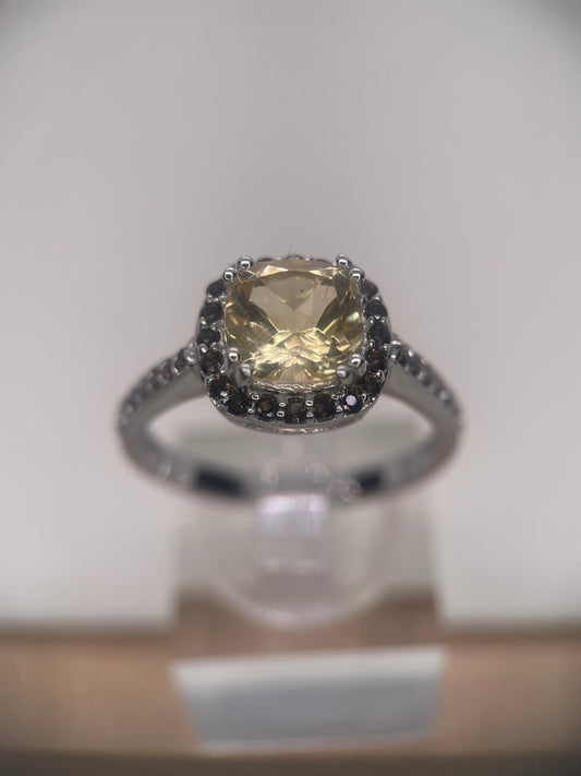 Citrine Sterling Silver Ring
